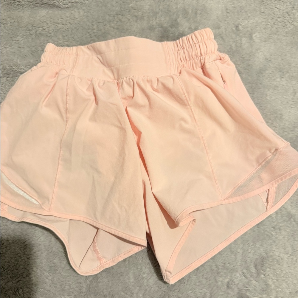 Lululemon Hottie Hot Light Pink Women’s Athletic Shorts